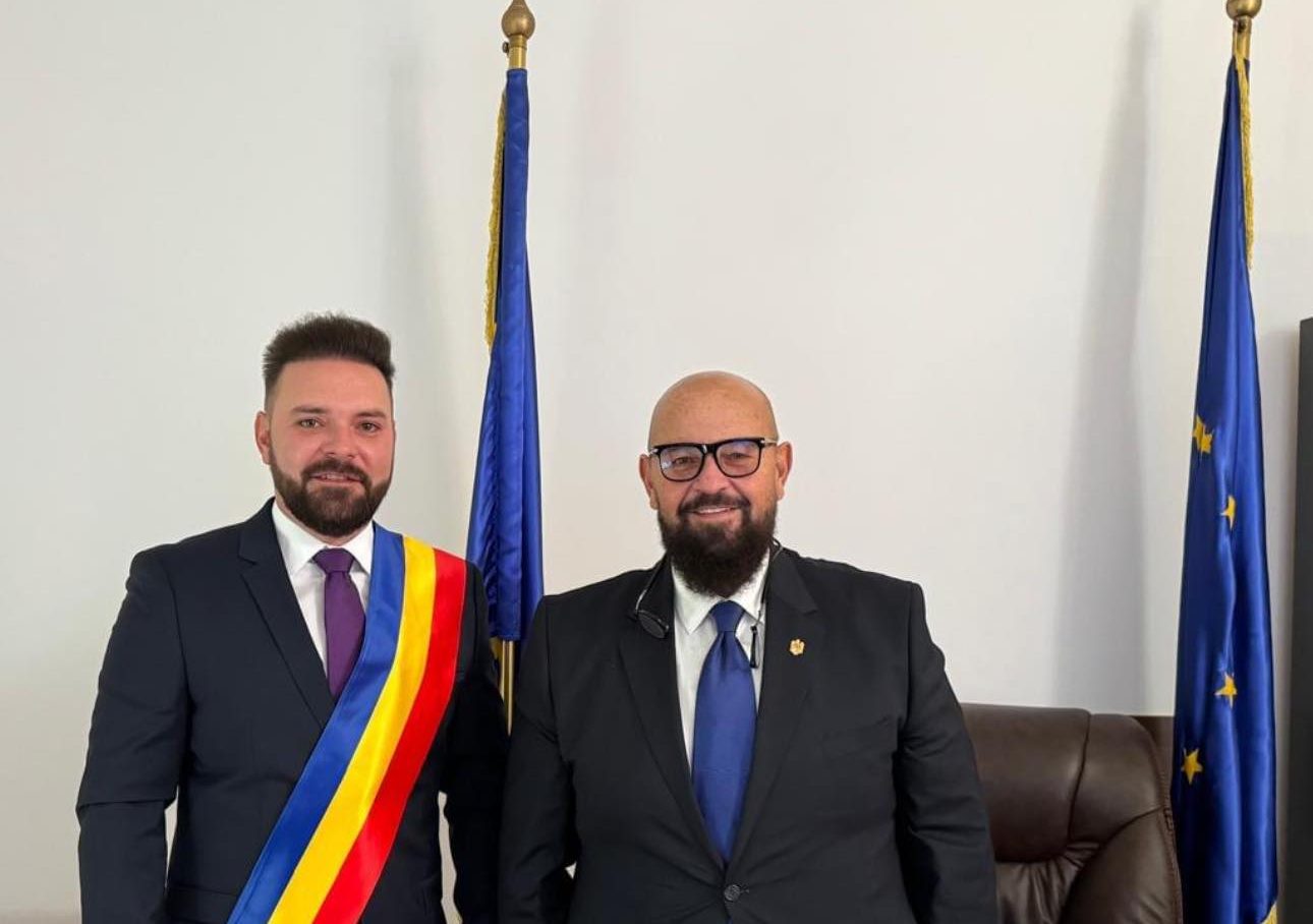 Popescu Piedone, alături de fiul său, Vlad Cristian Piedone, sursa Facebook/Vald Piedone