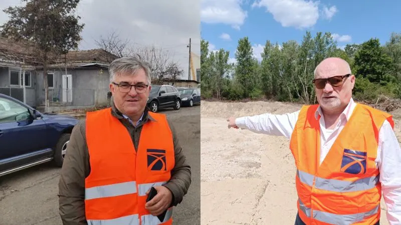 Ovidiu Laicu (dreapta) și Dănuț Pilă (stânga)
