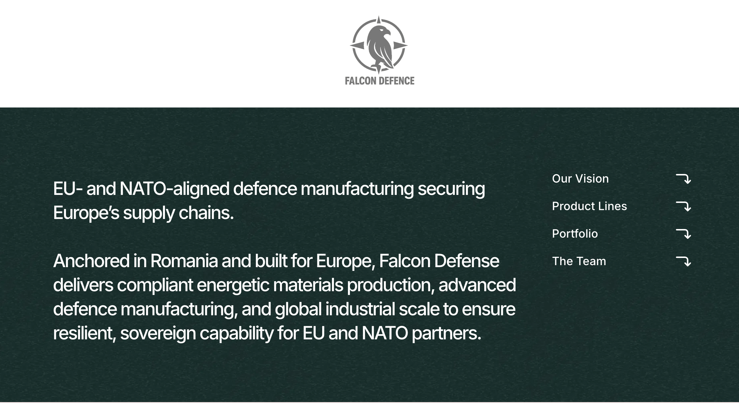 Grupul cu origini daneze Falcon investește România într-o platformă industrială pentru muniție