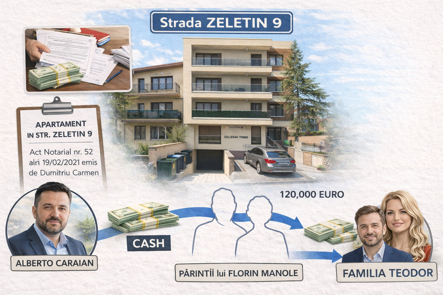 Părinții pensionari ai ministrului Florin Manole au luat cash un apartament de lux de la un consilier general PSD. Locuința a fost vândută, prin bancă, după 48 de zile