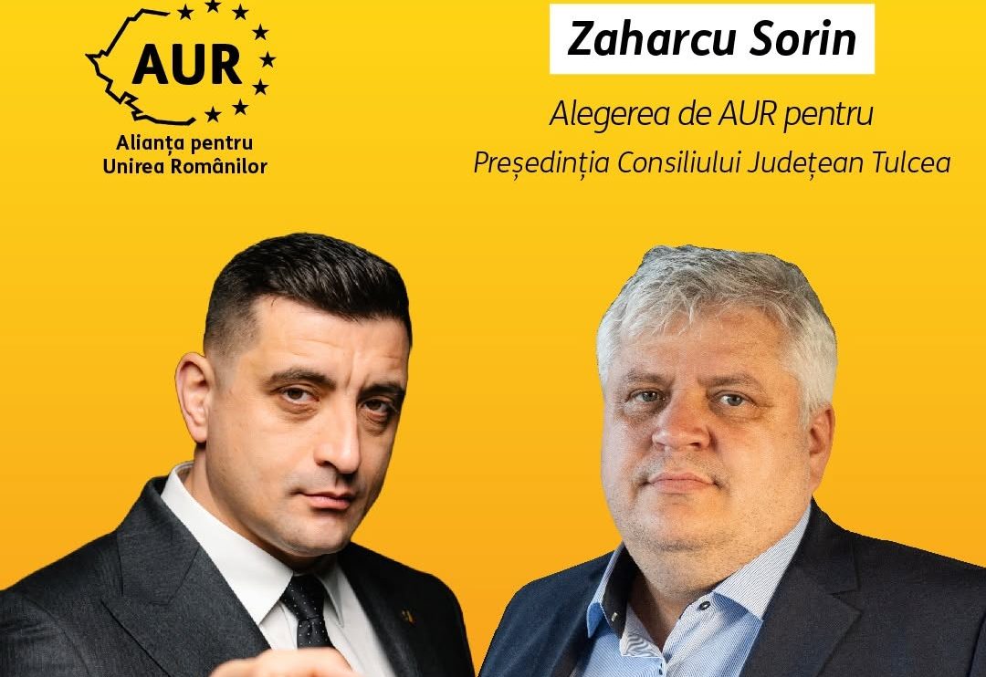 George Simion a reclamat prejudicii de imagine când conducerea AUR l-a exclus din partid pe Mircea Sorin Zaharcu, candidatul la Consiliul Județean Tulcea