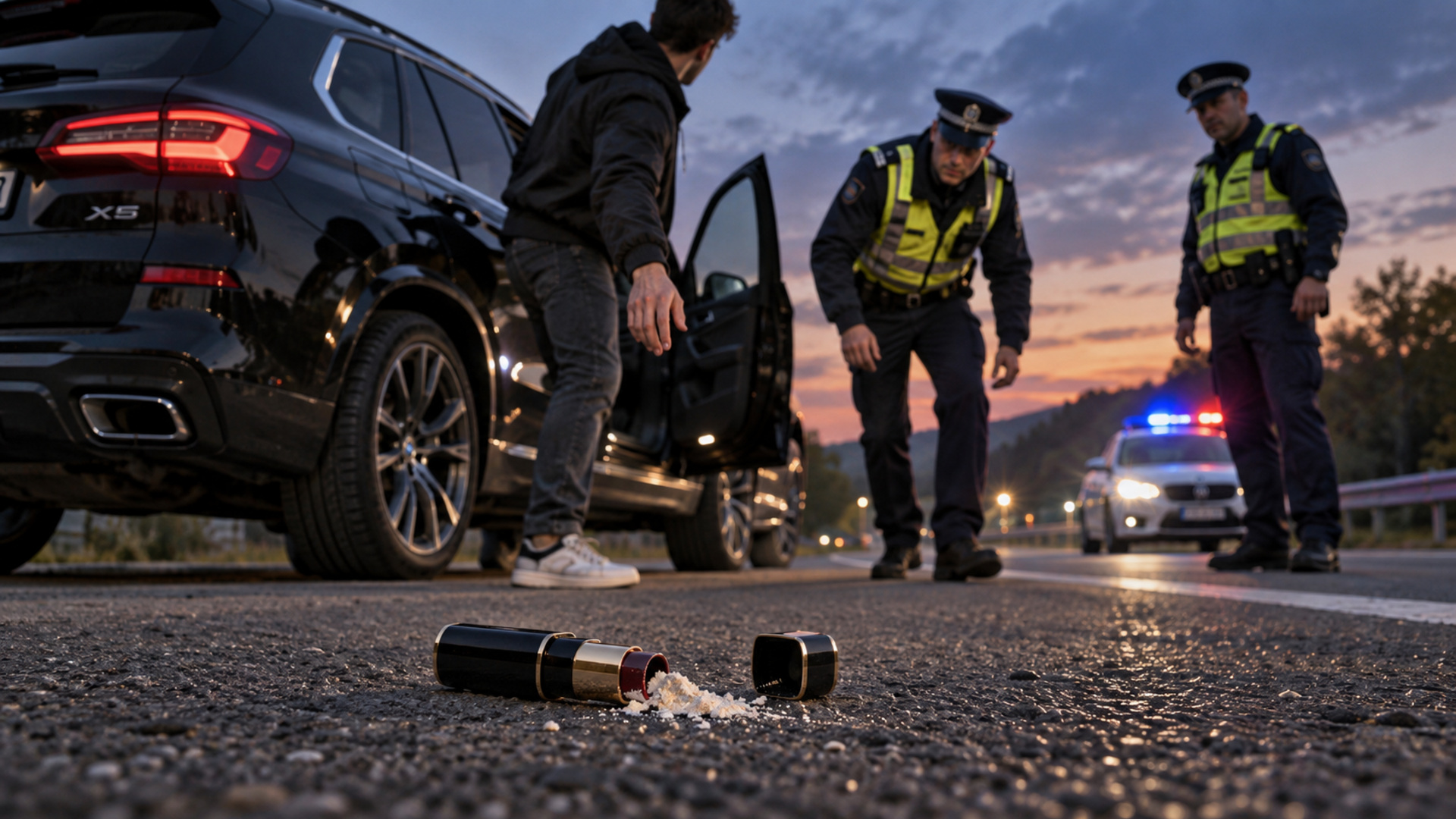 Un Moromete din Teleorman s-a dat singur de gol că are droguri asupra sa, în timpul unui control al poliției. Apoi a dat vina pe socrul său, pe numele căruia era înmatriculat BMW-ul X5