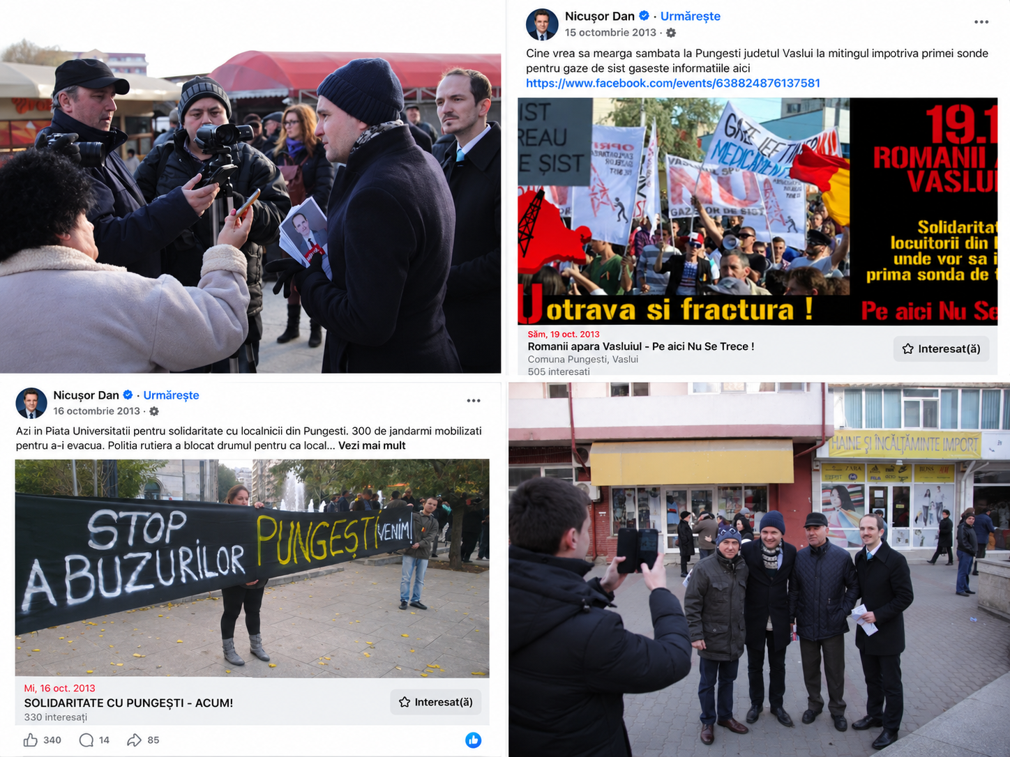 Colaj cu Nicușor Dan pe tema opiniilor sale despre exploatarea gazelor de șist